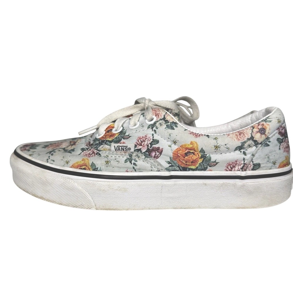 Vans Women's Era Floral Garden Canvas Classic Lace Up Sneakers Size 7.5‎